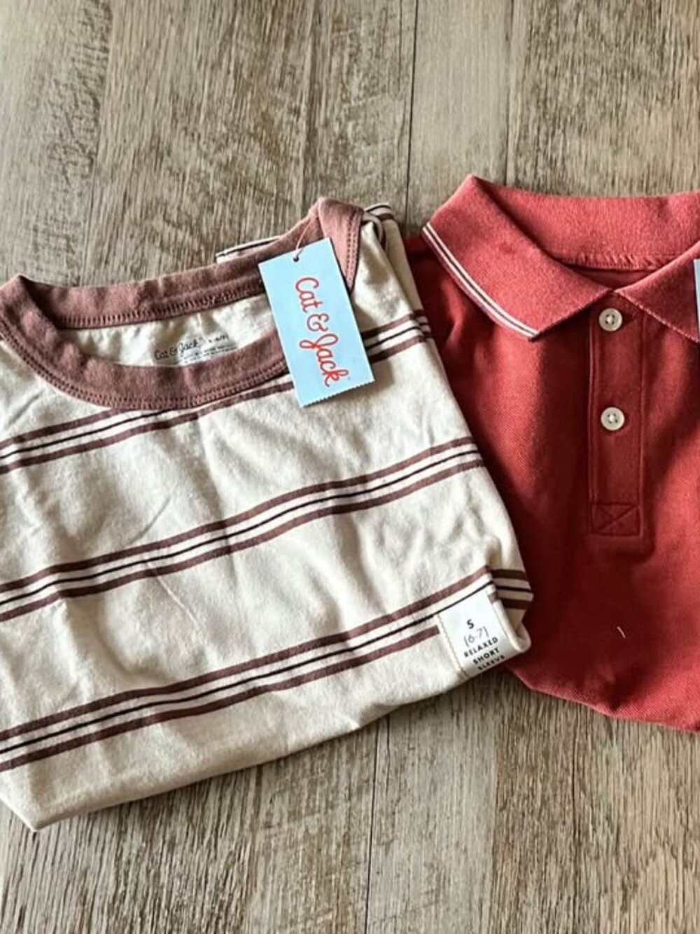 2 Cat & Jack Boys' Shirts Size S (6/7)